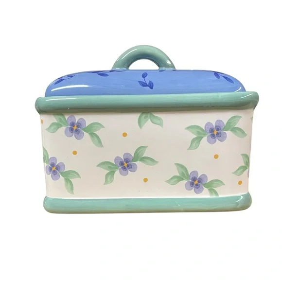 PFALTZGRAFF Floral MELISSA PATTERN Ceramic Butter/Cheese Dish with Lid stoneware - Picture 14 of 14